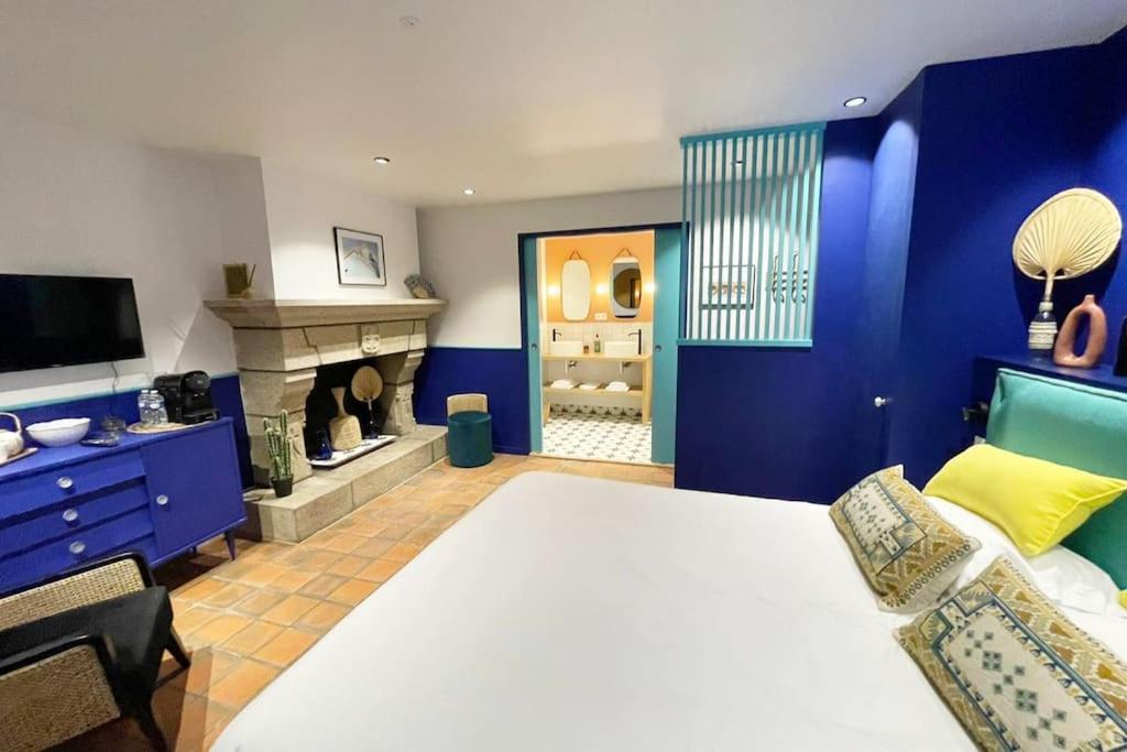 Chambre Majorelle - Rdc - Plage 50M - Rue Gratuite Saint-Malo Kültér fotó