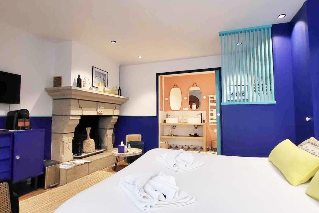 Chambre Majorelle - Rdc - Plage 50M - Rue Gratuite Saint-Malo Kültér fotó