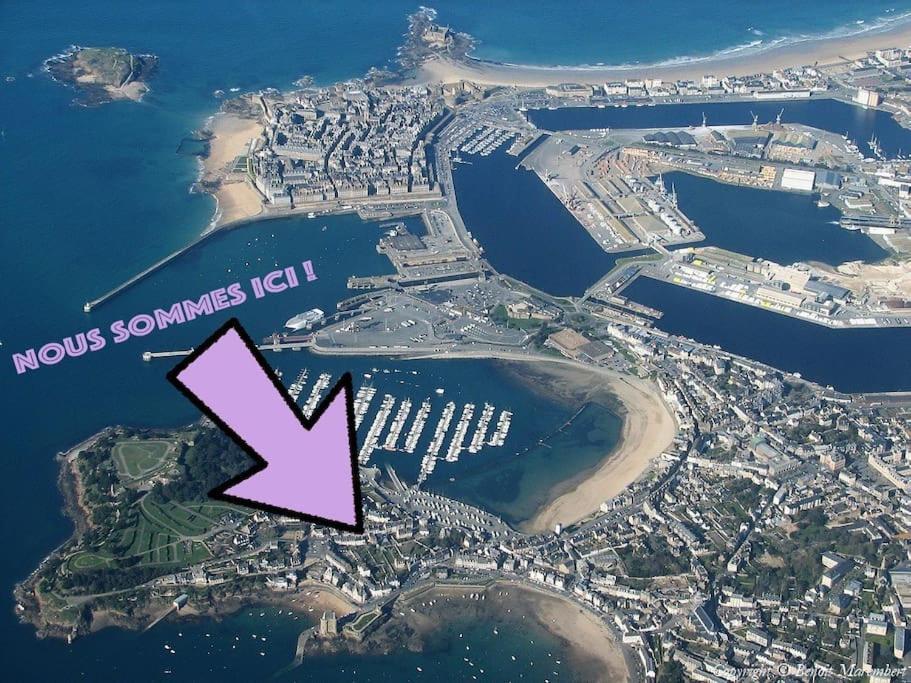 Chambre Majorelle - Rdc - Plage 50M - Rue Gratuite Saint-Malo Kültér fotó